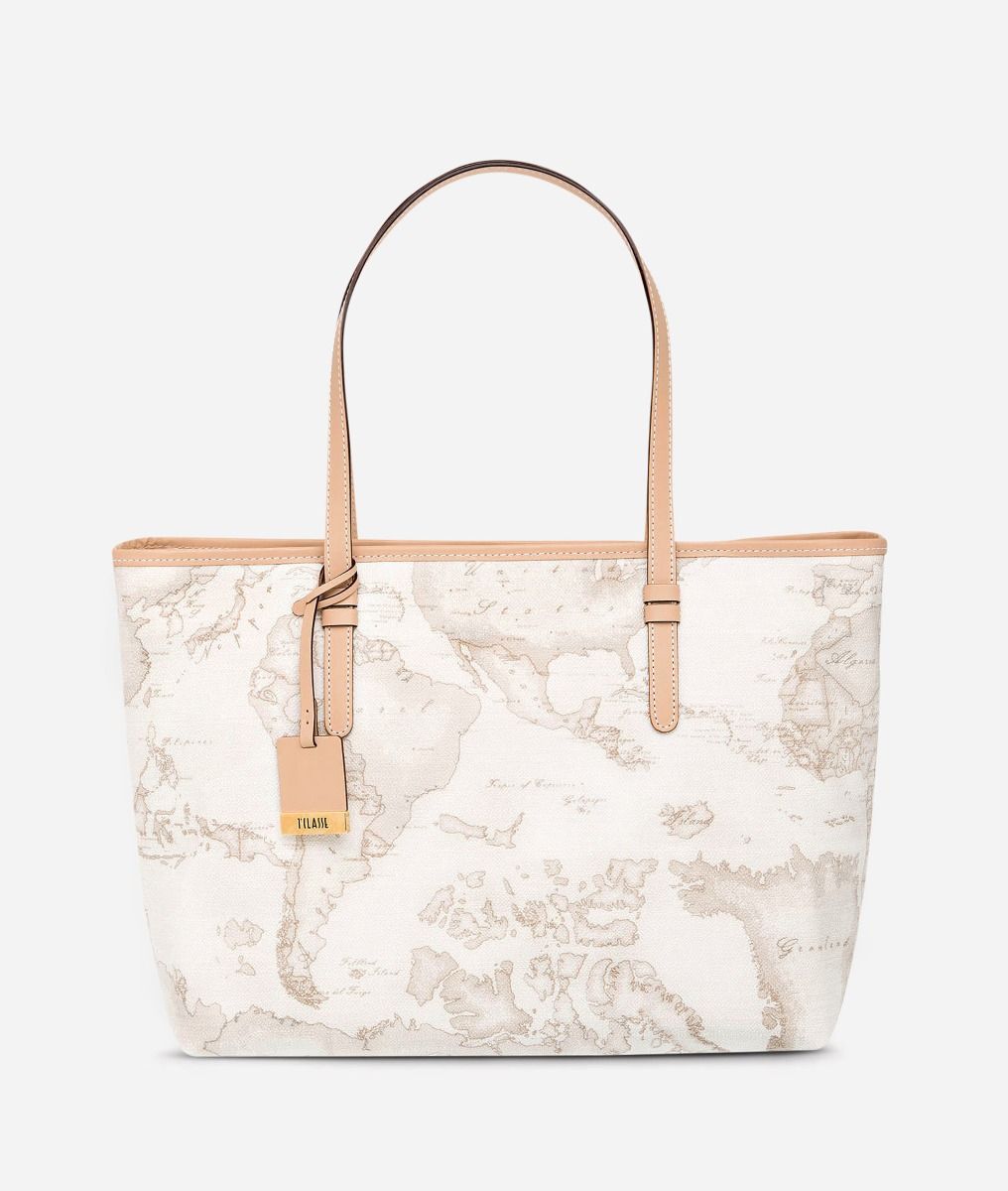 Geo White Borsa shopping grande Alviero Martini