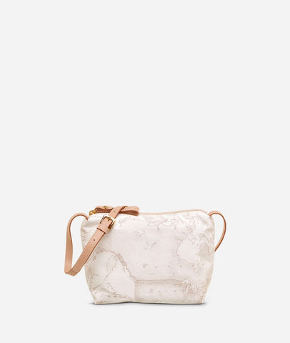 Geo Soft White Borsa a tracolla piccola.