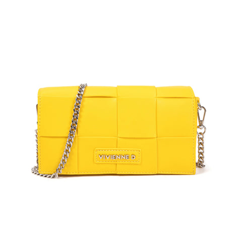 MINI BAG CUBE VIVIENNE D GIALLO VIVIENNE D