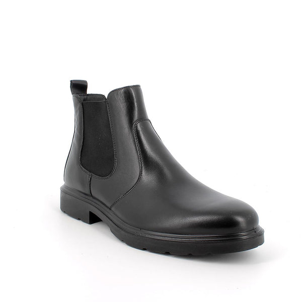 STIVALETTI BEATLES IN PELLE DA UOMO NERO IGI&CO