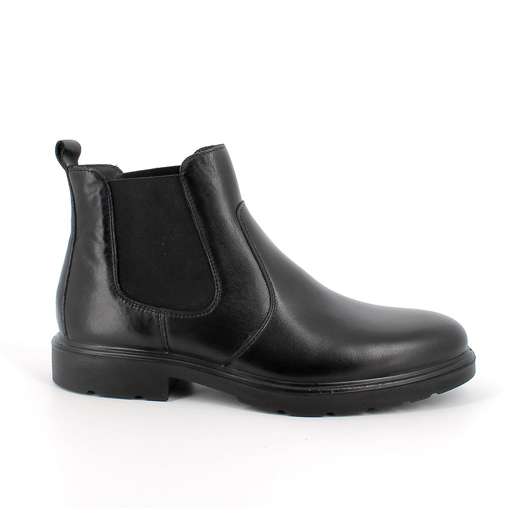 STIVALETTI BEATLES IN PELLE DA UOMO NERO IGI&CO