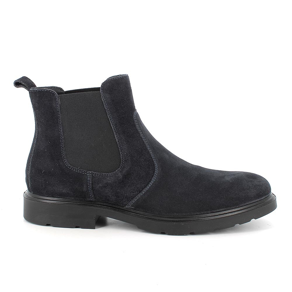 Stivaletti beatles in pelle da uomo IGI blu scuro IGI&CO