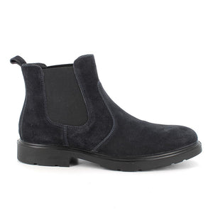 Stivaletti beatles in pelle da uomo IGI blu scuro IGI&CO