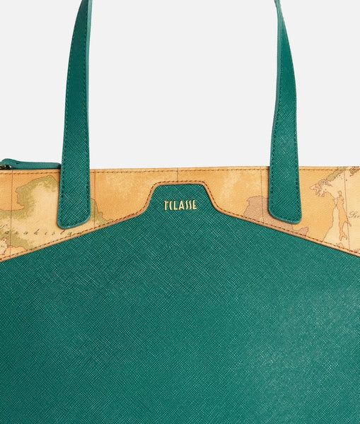 Glam City borsa shopping media Verde Smeraldo Alviero Martini