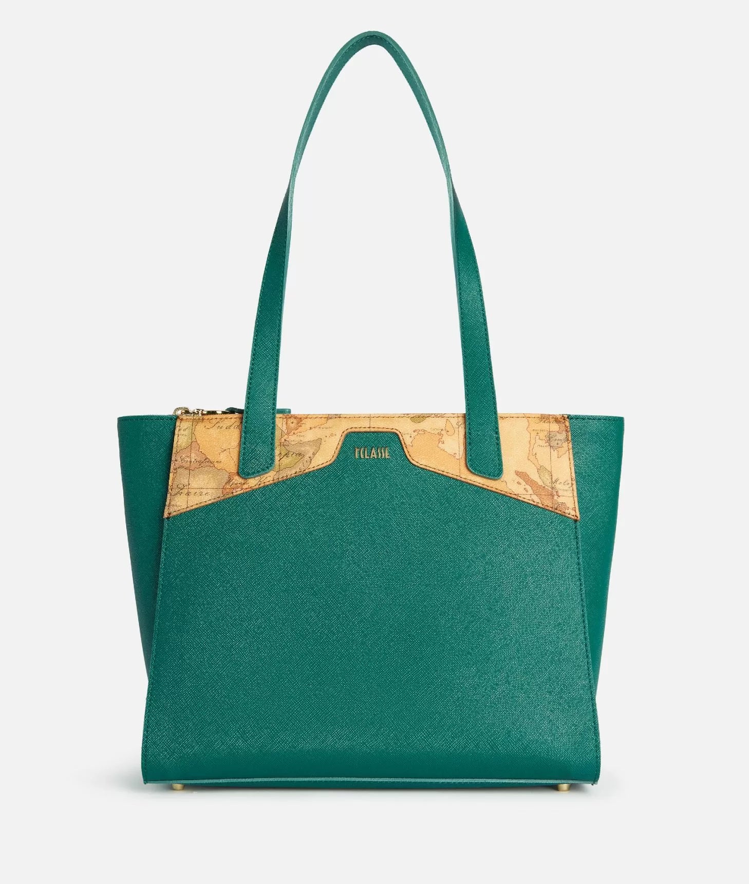 Glam City borsa shopping media Verde Smeraldo Alviero Martini