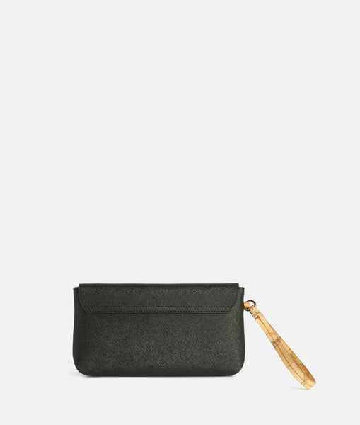 Glam City pochette con patta e polsiera Nera Alviero Martini