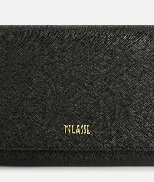 Glam City pochette con patta e polsiera Nera Alviero Martini