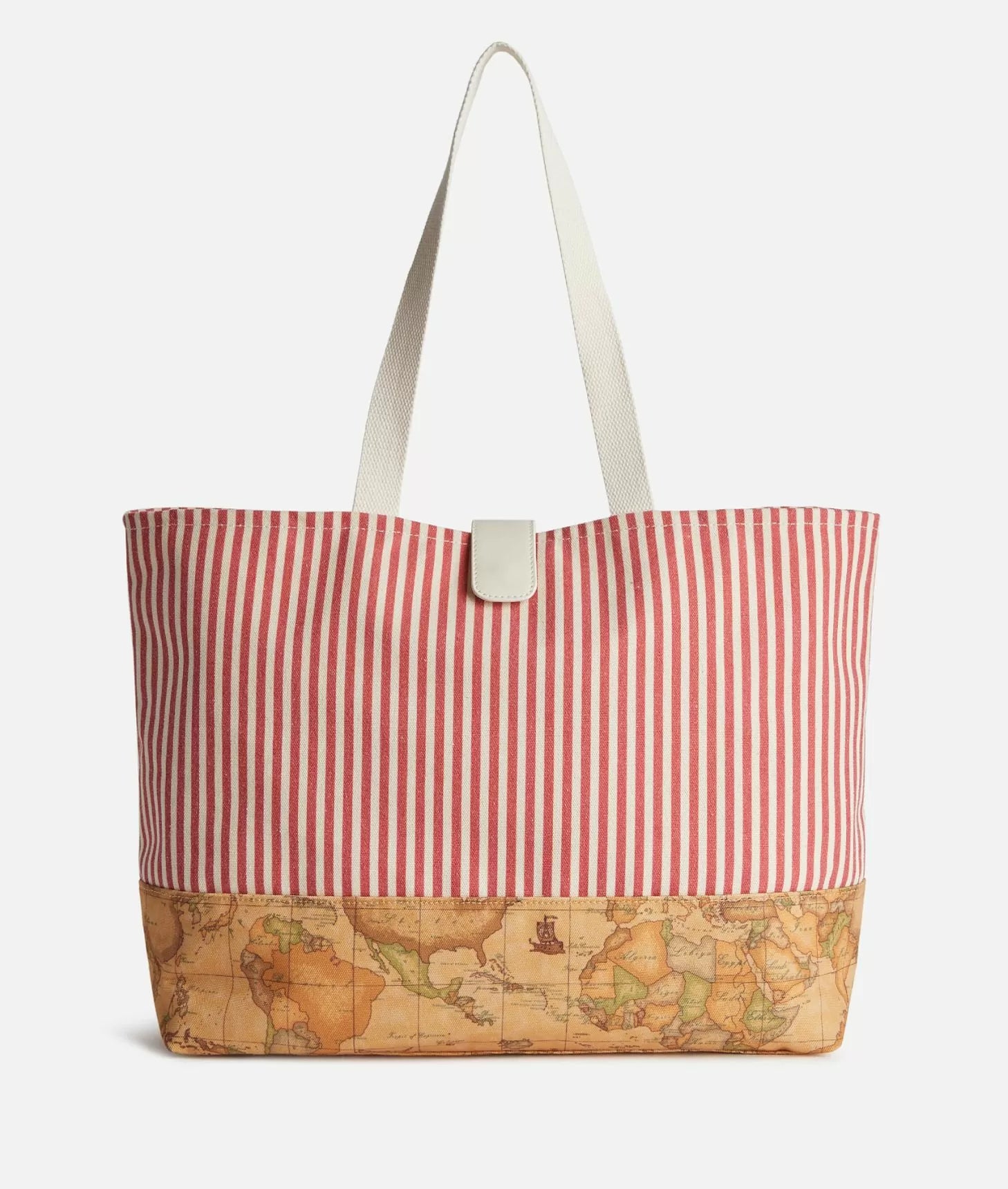 Borsa mare in canvas Fragola Alviero Martini