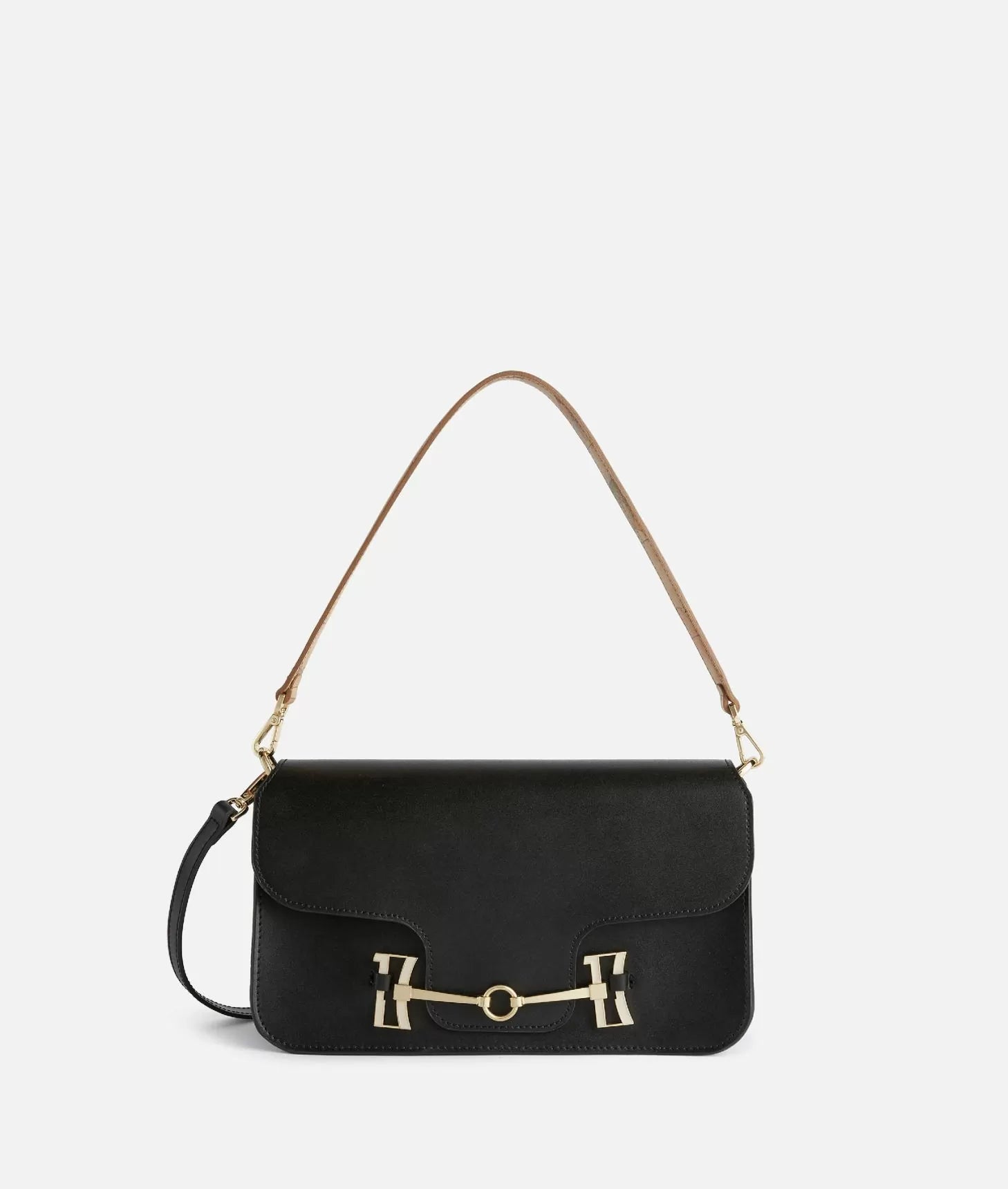 Marina Bag tracollina con maxi morsetto Nera Alviero Martini