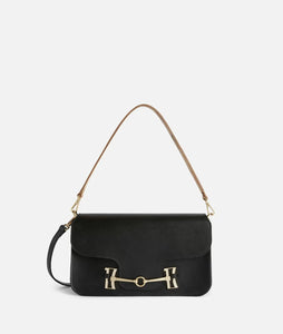 Marina Bag tracollina con maxi morsetto Nera Alviero Martini