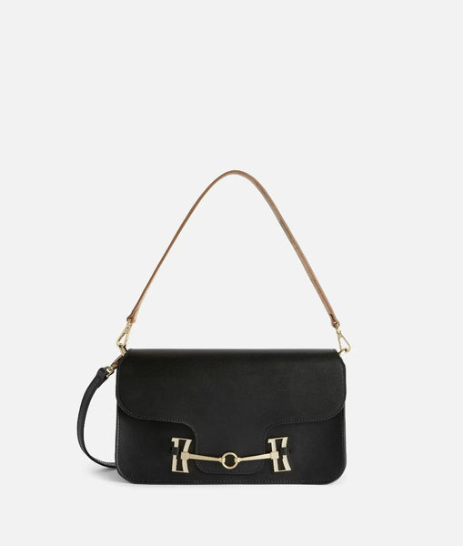 Marina Bag tracollina con maxi morsetto Nera Alviero Martini