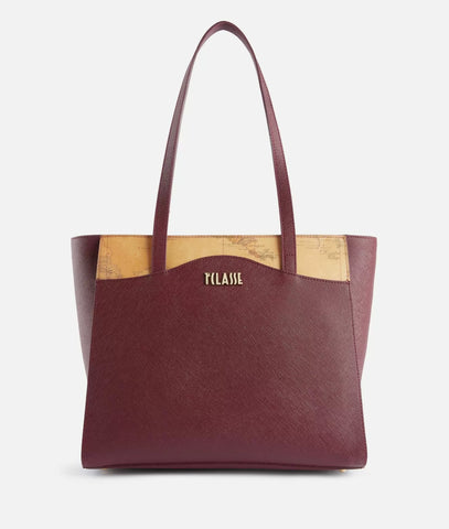 Digital City borsa shopping media Burgundy Alviero Martini