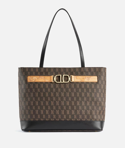 3D Monogram borsa shopping Nera Alviero Martini
