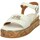 SANDALI PLATFORM CON STAMPA GEO CLASSIC BIANCO