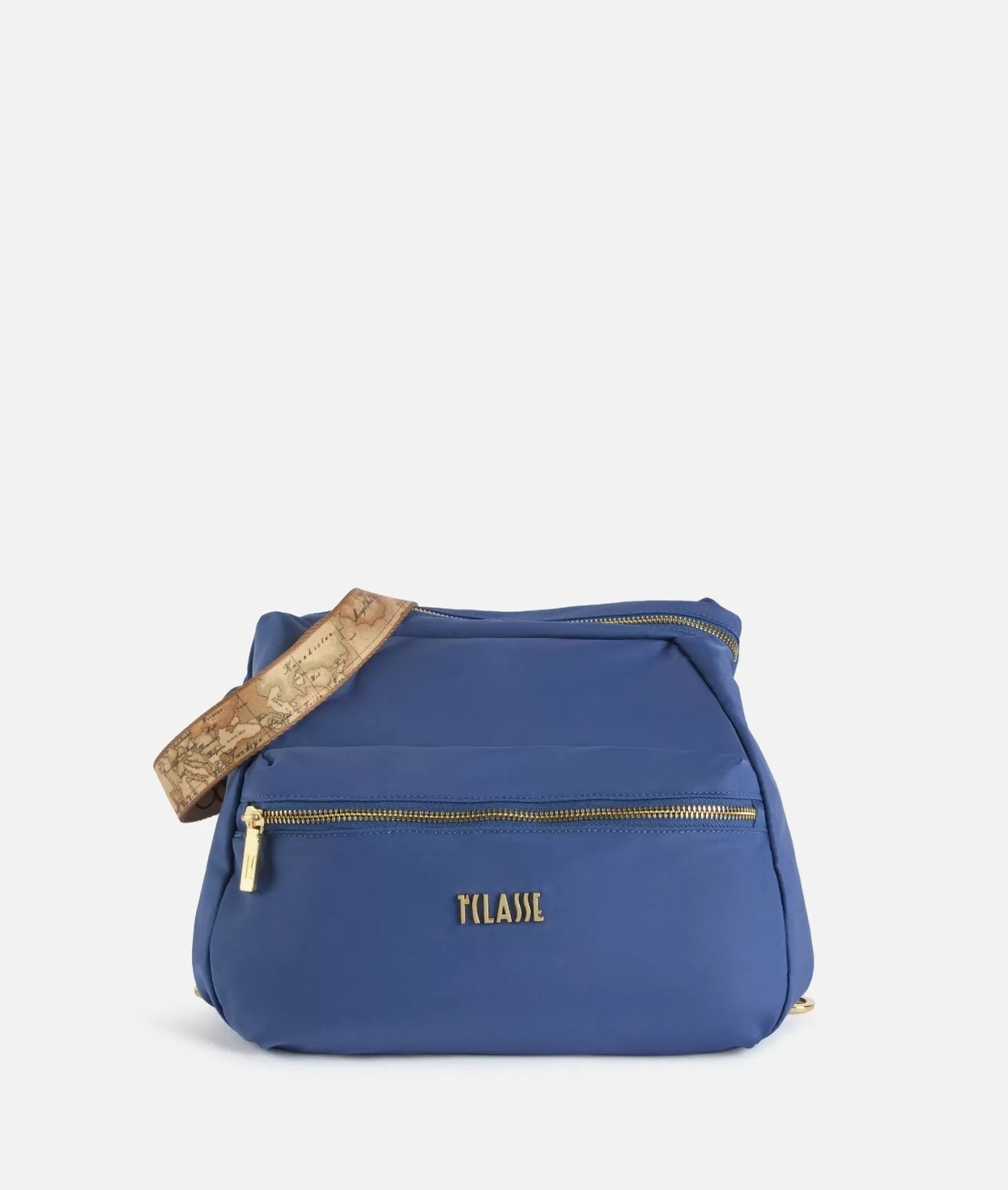 Nylon Eco Vibe tracolla tripla portabilità Denim Alviero Martini