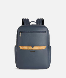 Trip Leather zaino portacomputer Denim Alviero Martini