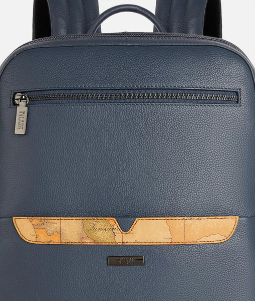 Trip Leather zaino portacomputer Denim Alviero Martini
