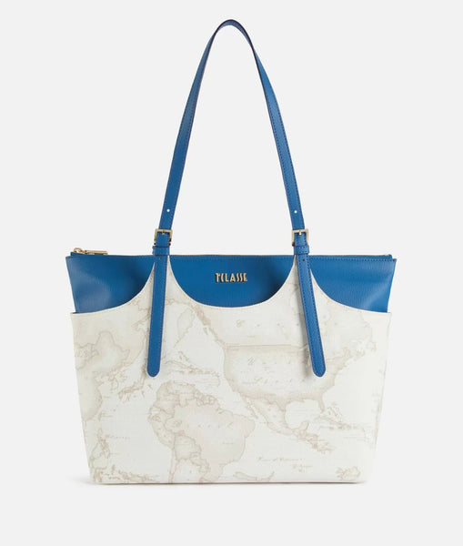 Ritual Bag borsa shopping Geo White Alviero Martini