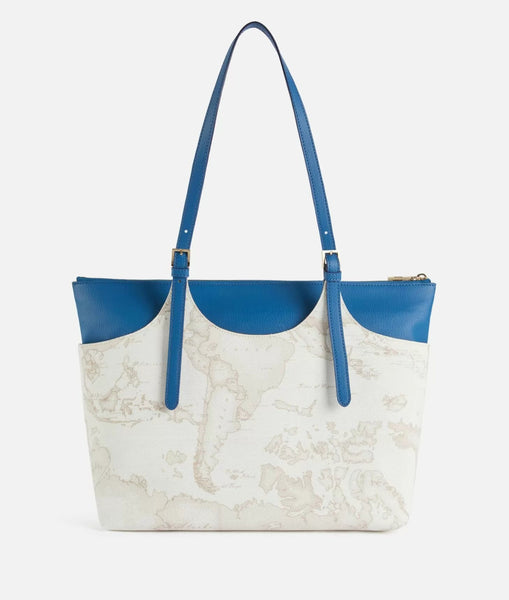 Ritual Bag borsa shopping Geo White Alviero Martini