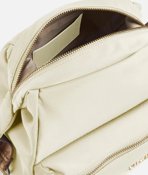 Nylon Eco Vibe tracolla tripla portabilità Avorio Alviero Martini