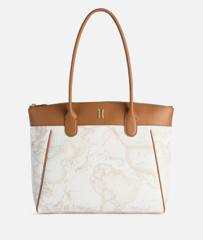 Heritage Geo borsa shopping Geo White Alviero Martini