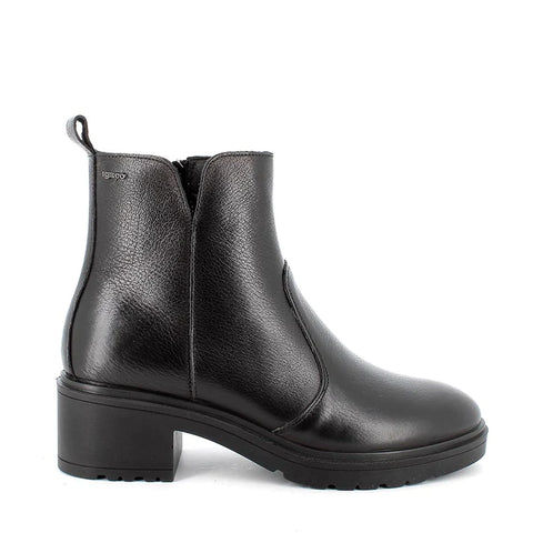 Stivaletto con spacco donna Igi&Co Pelle Nero IGI&CO