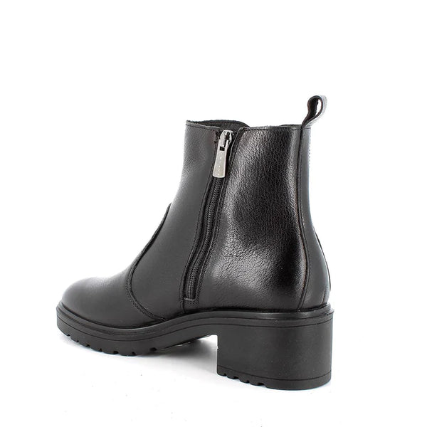 Stivaletto con spacco donna Igi&Co Pelle Nero