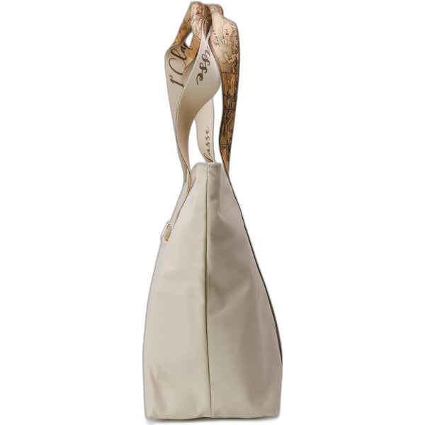 Ocean Nylon borsa shopping  champagne Alviero Martini