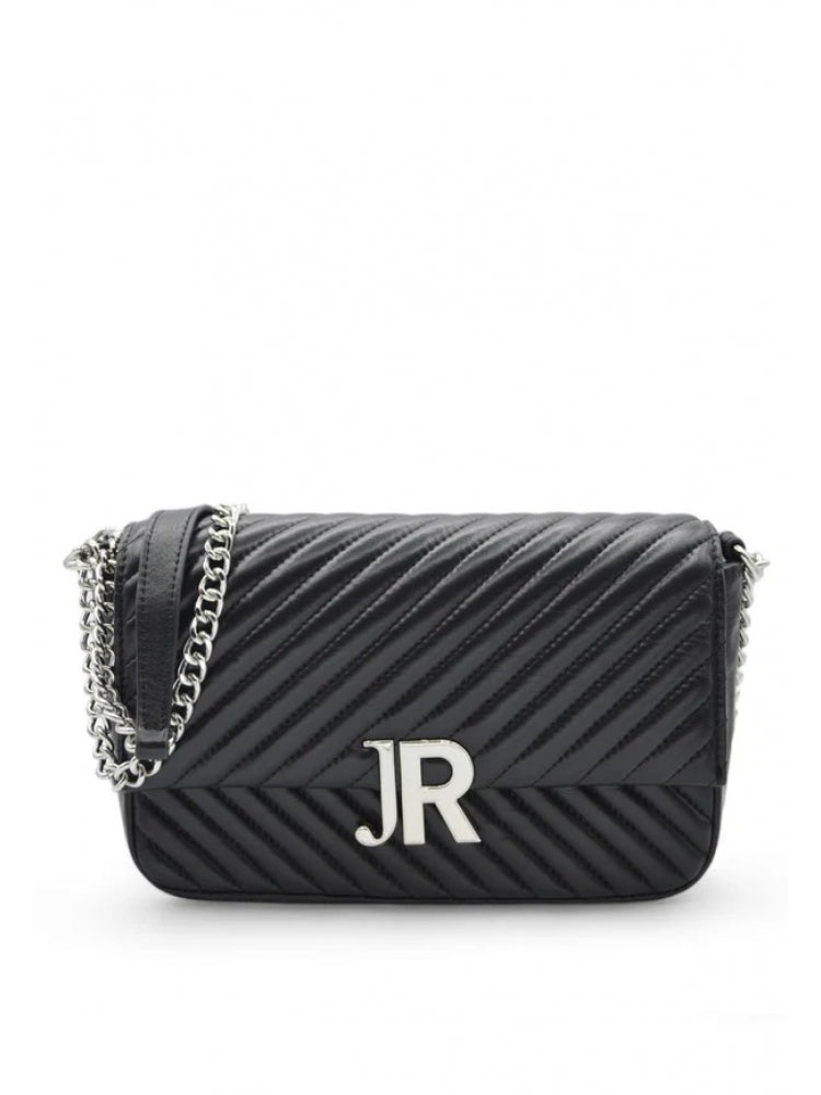 John Richmond borsa a tracolla stefan nero/argento Alviero Martini