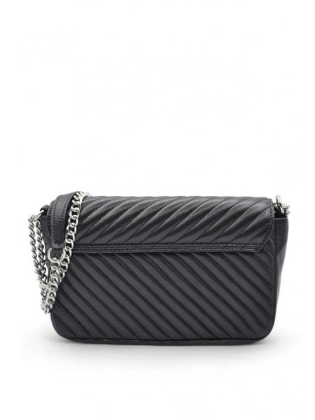 John Richmond borsa a tracolla stefan nero/argento Alviero Martini