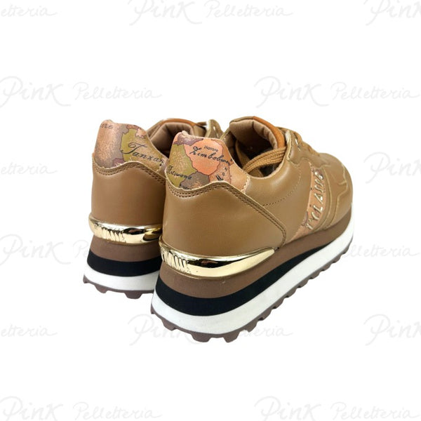 SNEAKERS PLATFORM CON INSERTI GEO CLASSIC Alviero Martini