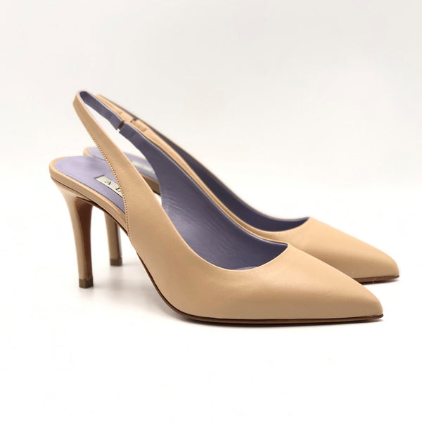 Dècolletè Slingback by Albano nude