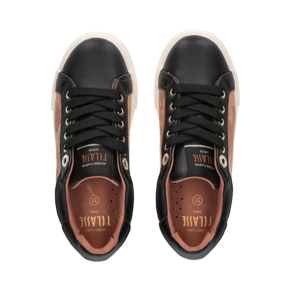 SNEAKERS PLATFORM CON STAMPA GEO CLASSIC
