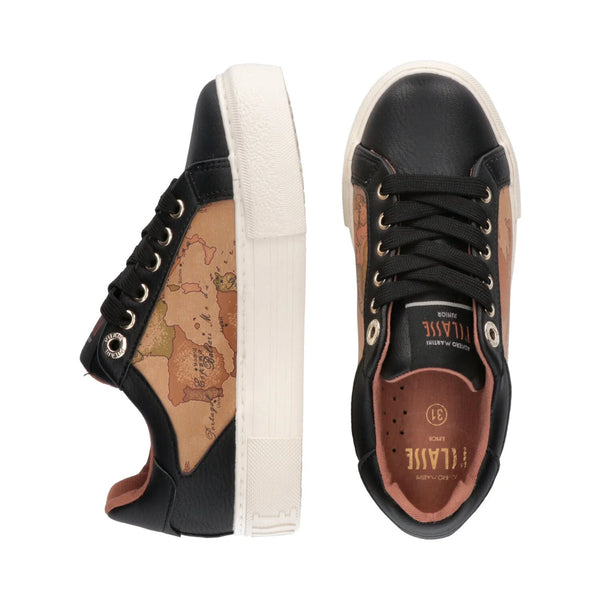 SNEAKERS PLATFORM CON STAMPA GEO CLASSIC