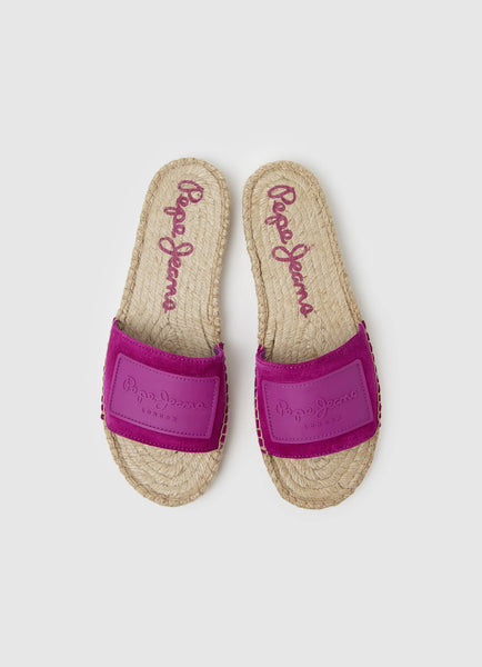CIABATTINA IN PELLE SIVA BERRY LIGHT PLUM DI PEPE JEANS Pepe Jeans