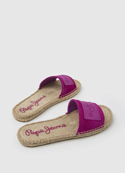 CIABATTINA IN PELLE SIVA BERRY LIGHT PLUM DI PEPE JEANS Pepe Jeans