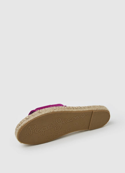 CIABATTINA IN PELLE SIVA BERRY LIGHT PLUM DI PEPE JEANS Pepe Jeans