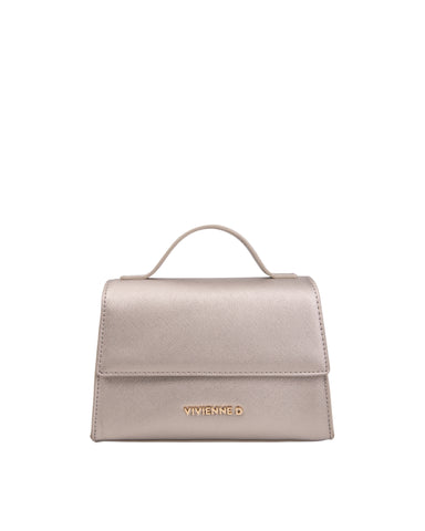 MICRO BAG SAFFIANO VIVIENNE D ARGENTO VIVIENNE D