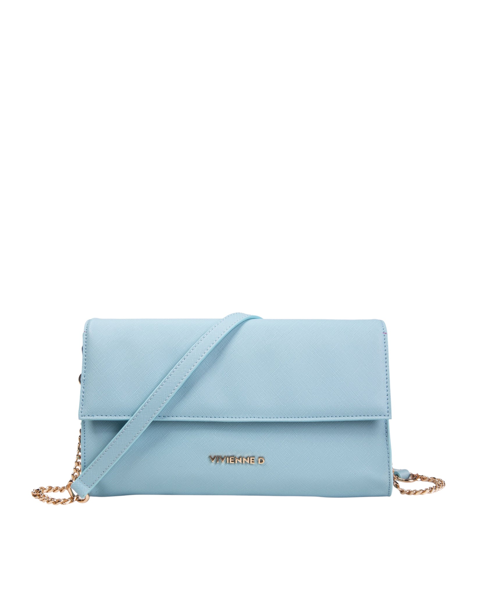 POCHETTE SAFFIANO VIVIENNE D AZZURRO VIVIENNE D