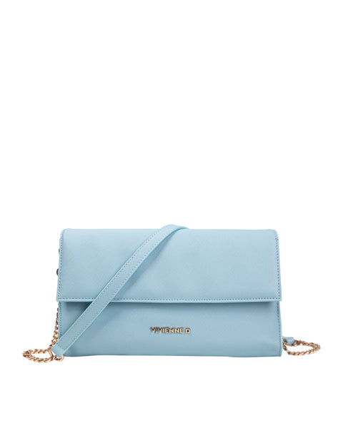 POCHETTE SAFFIANO VIVIENNE D AZZURRO VIVIENNE D