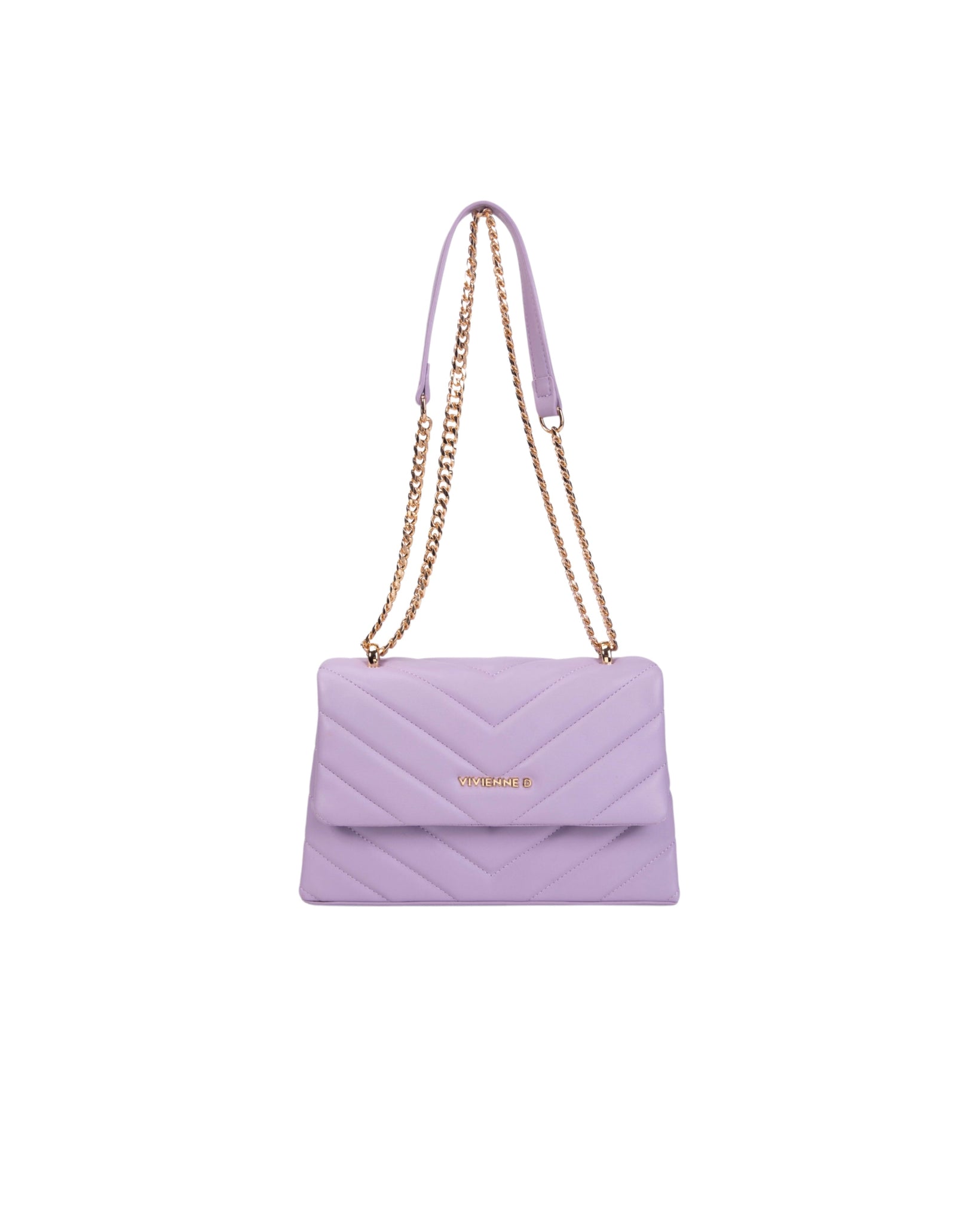 MINI BAG MATELASSE VIVIENNE D LILLA VIVIENNE D