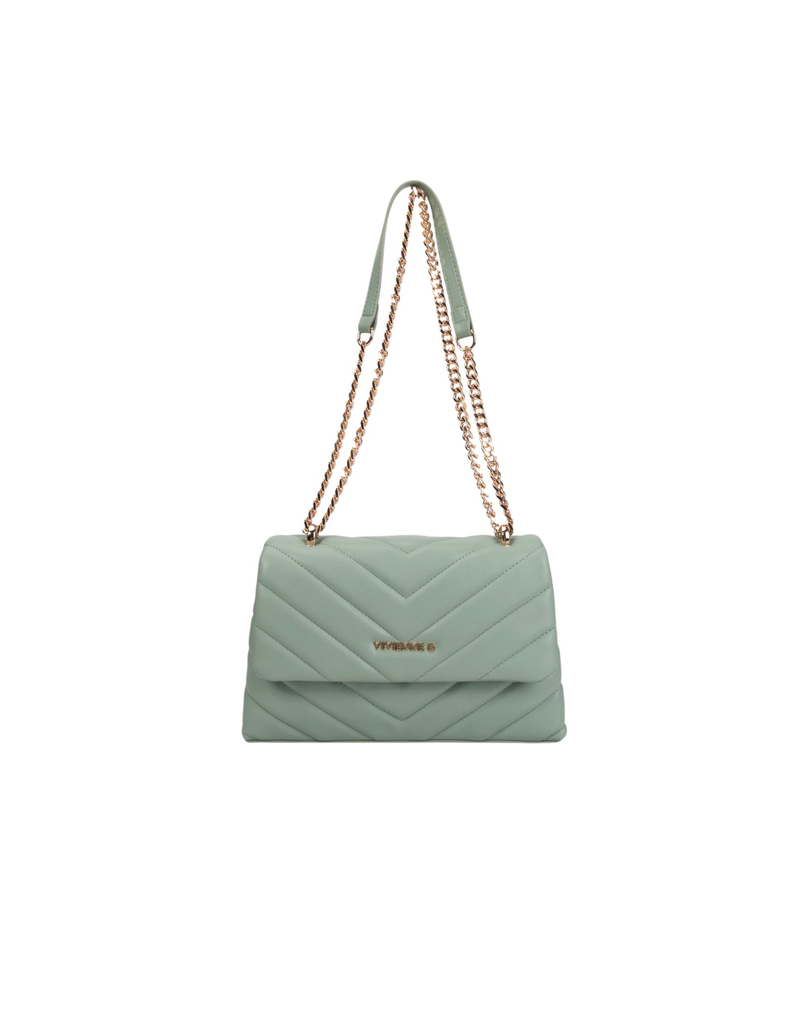MINI BAG MATELASSE VIVIENNE D VERDE VIVIENNE D