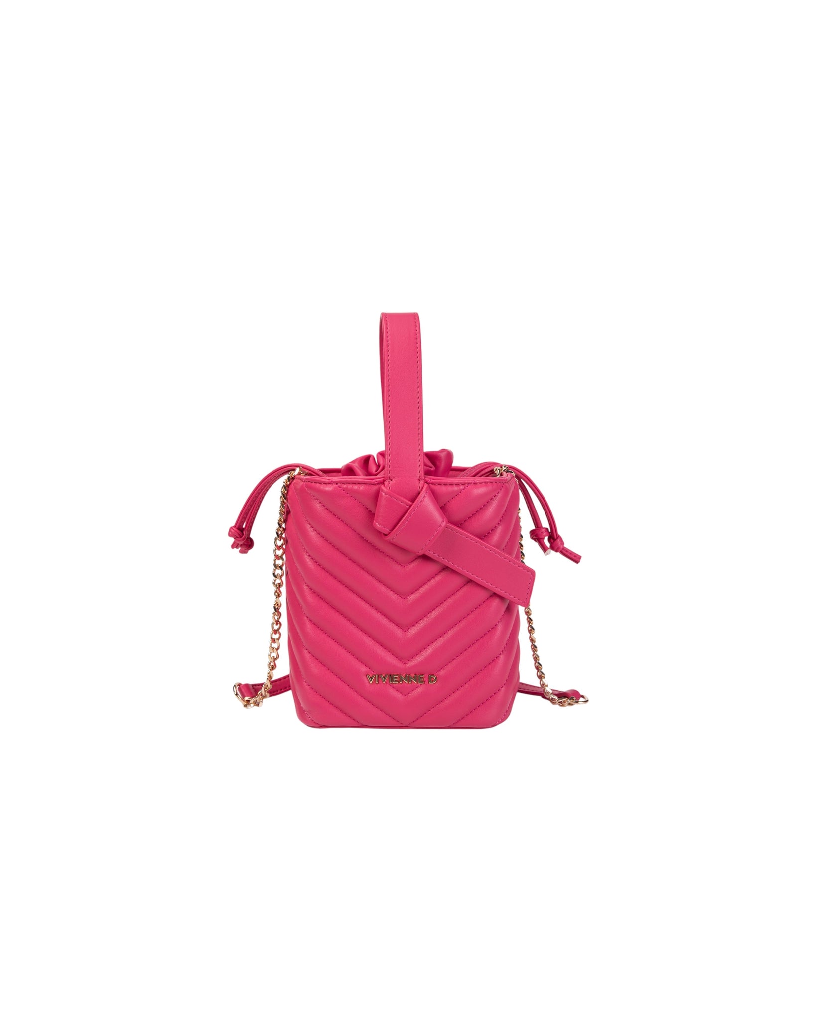 VIVIENNE D BORSA DONNA – MATELASSE FUCSIA VIVIENNE D