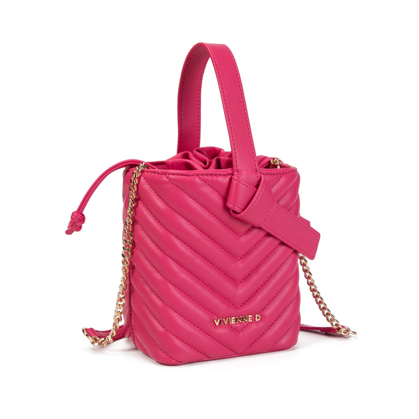 VIVIENNE D BORSA DONNA – MATELASSE FUCSIA VIVIENNE D