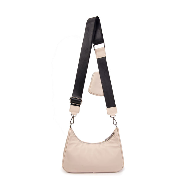 MINIBAG IN NYLON VIVIENNE D BEIGE VIVIENNE D