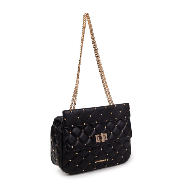 BORSA SHINY VIVIENNE D NERO VIVIENNE D