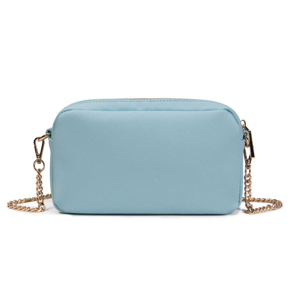MINI BAG SAFFIANO VIVIENNE D AZZURRO VIVIENNE D