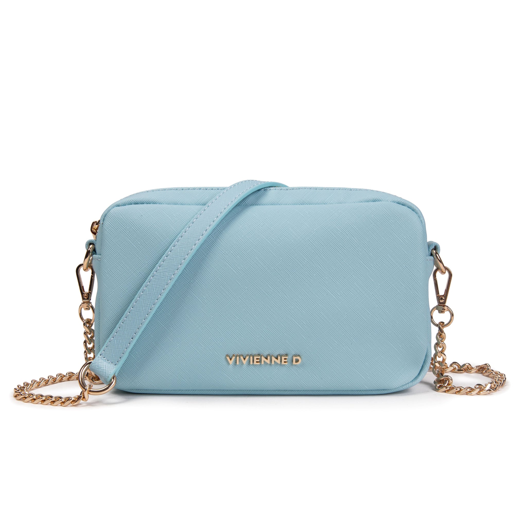 MINI BAG SAFFIANO VIVIENNE D AZZURRO VIVIENNE D