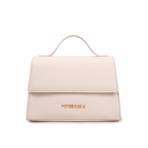 MICRO BAG SAFFIANO VIVIENNE D BEIGE VIVIENNE D