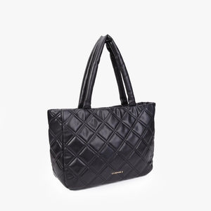 BORSA SHOPPING VIVIENNE D TRAPUNTATA MORBIDA NERO Matipelletterie